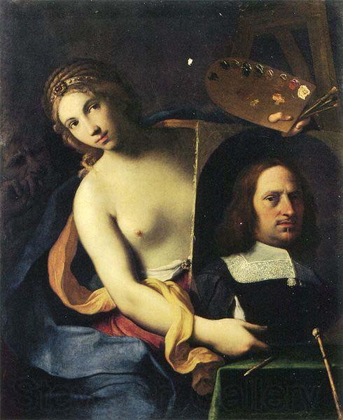 Giovanni Domenico Cerrini Allegory of Painting. Spain oil painting art